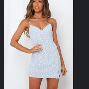 Hello molly Quincy dress blue